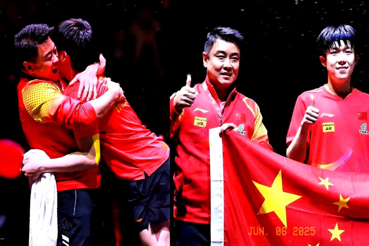 包含法国乒乓球队绝杀中国乒乓球队，王皓爆发神勇的词条